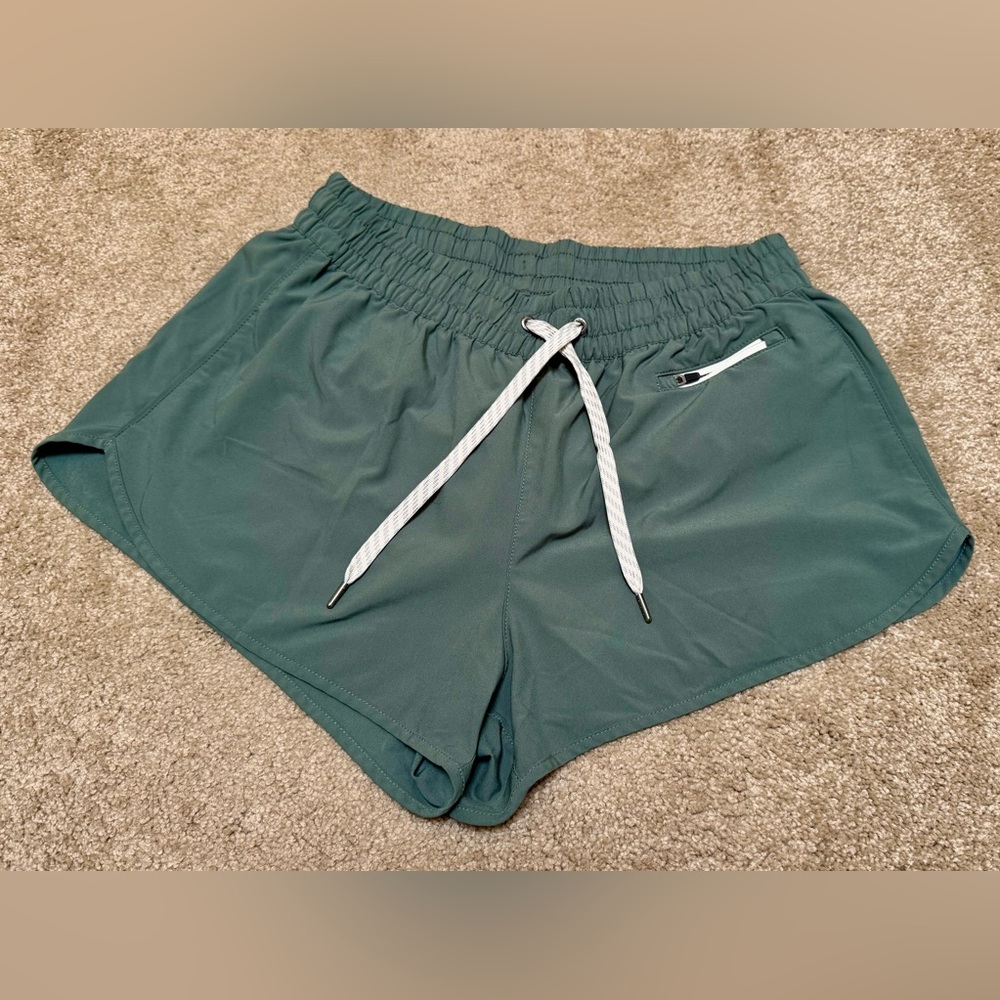 Vuori Green Athletic Shorts